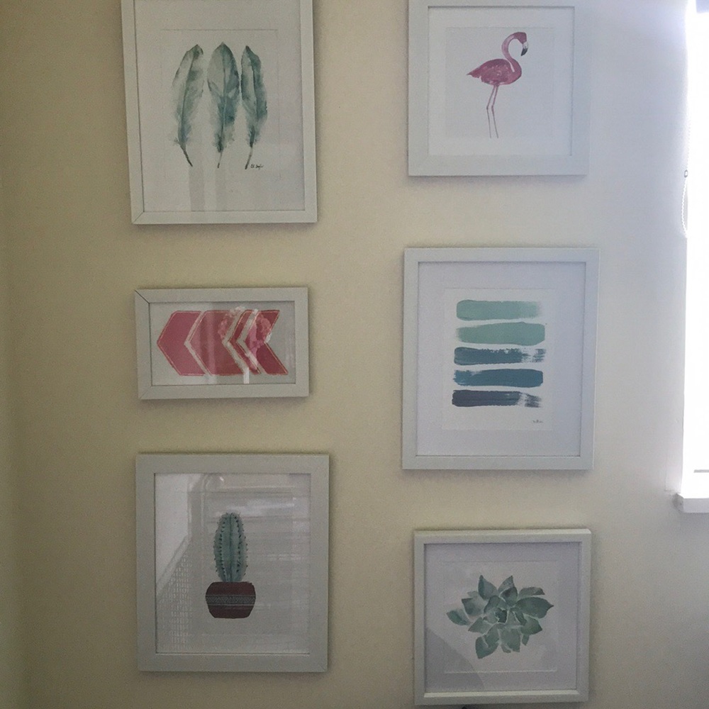 Set of 6 piece wall art